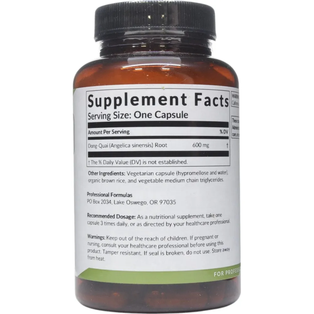 Dong-Quai 600 mg 90 caps by Professional Formulas