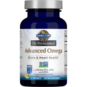 Dr. Formulated Advanced Omega Lemon 60 softgels by Garden Of Life
