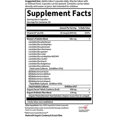 Dr. Formulated Urinary Tract  60 vegcaps By Garden Of Life