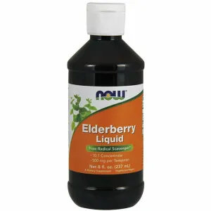 Elderberry Liquid 8 fl oz by NOW