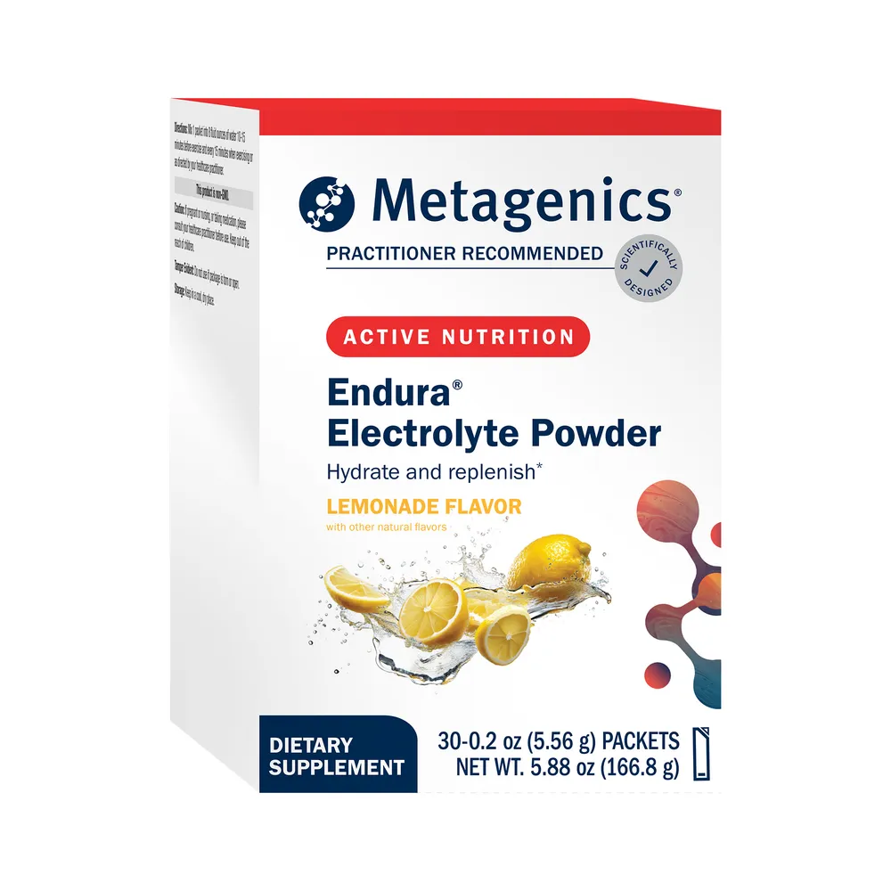 Endura Electrolyte Powder Lemonade 30 Packets by Metagenics