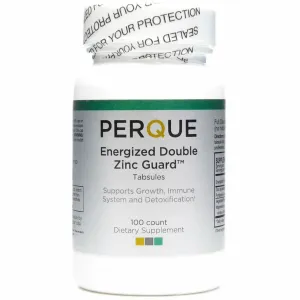 Energized Double Zinc Guard 100 tabs by PERQUE