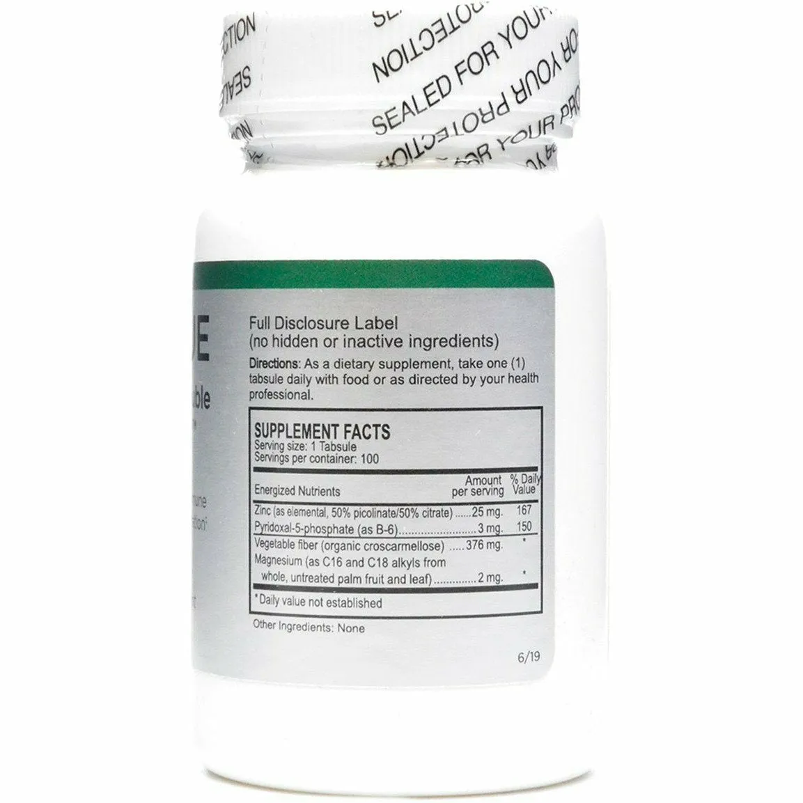 Energized Double Zinc Guard 100 tabs by PERQUE