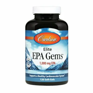 EPA Gems 120 gels by Carlson Labs