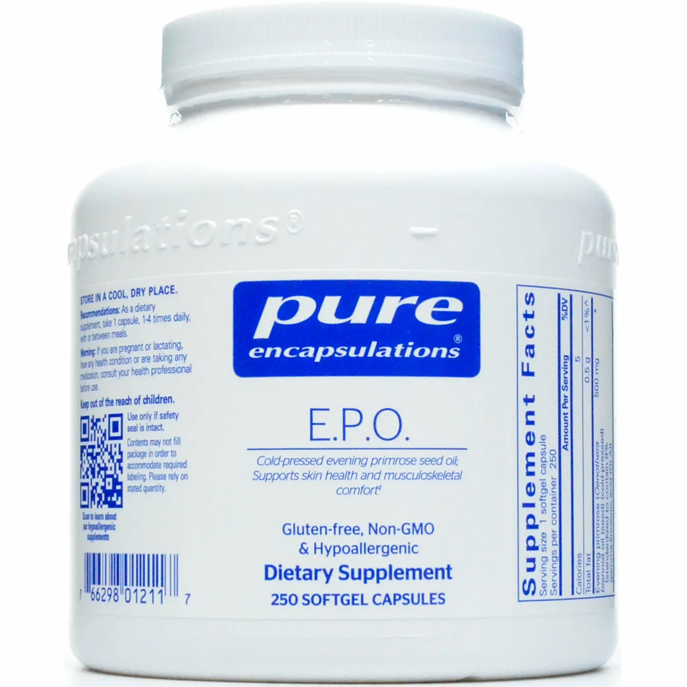 E.P.O. (evening primrose oil) by Pure Encapsulations