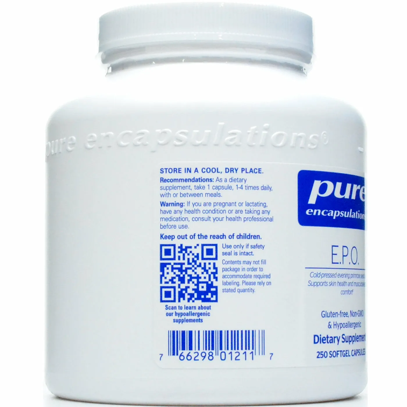 E.P.O. (evening primrose oil) by Pure Encapsulations
