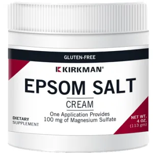 Epsom Salt Cream 4 oz by Kirkman Labs