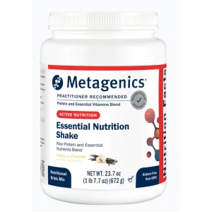 Essential Nutrition Shake Vanilla 14 Servings by Metagenics