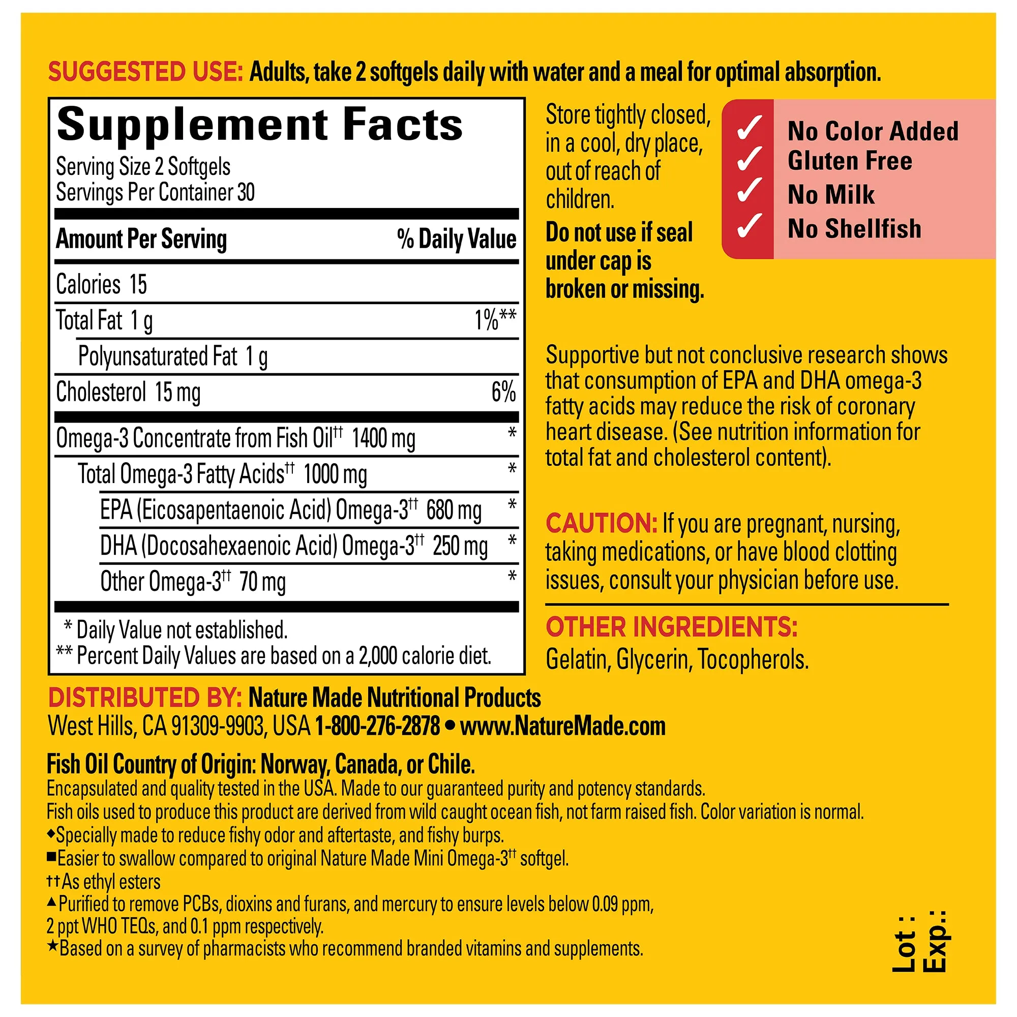 Extra Strength Omega-3 From Fish Oil Minis