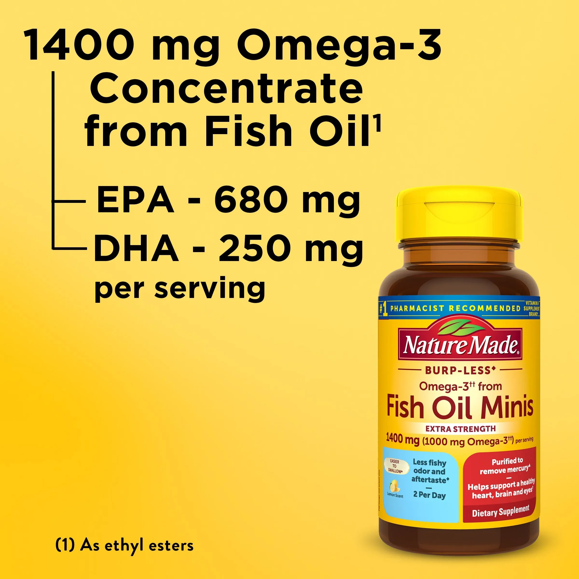 Extra Strength Omega-3 From Fish Oil Minis