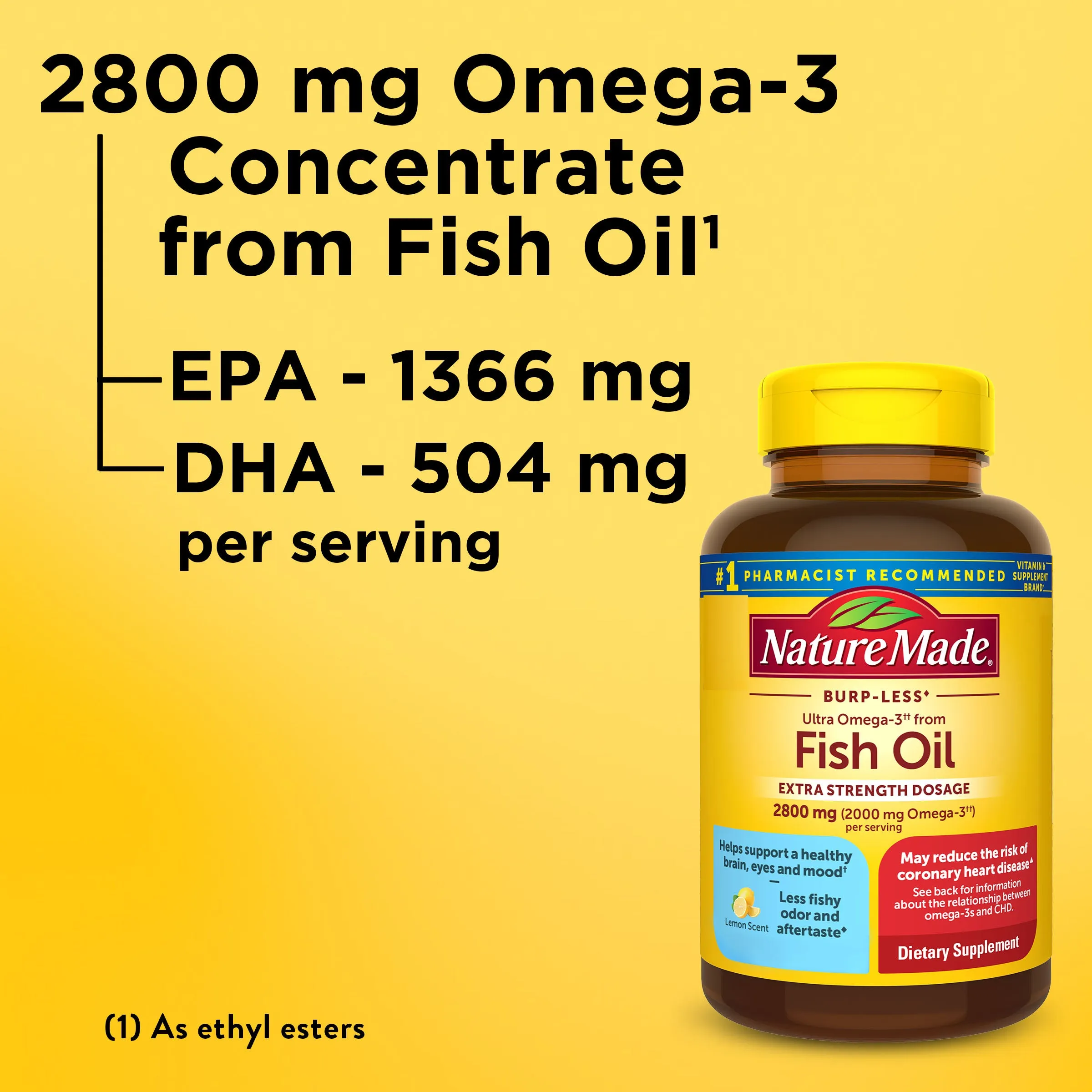 Extra Strength Omega-3 From Fish Oil Softgels 2800 mg