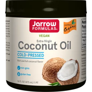 Extra Virgin Coconut Oil 16 oz by Jarrow Formulas