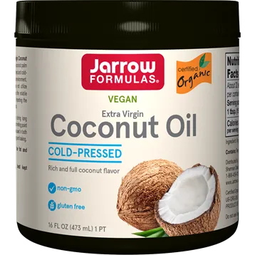 Extra Virgin Coconut Oil 16 oz by Jarrow Formulas