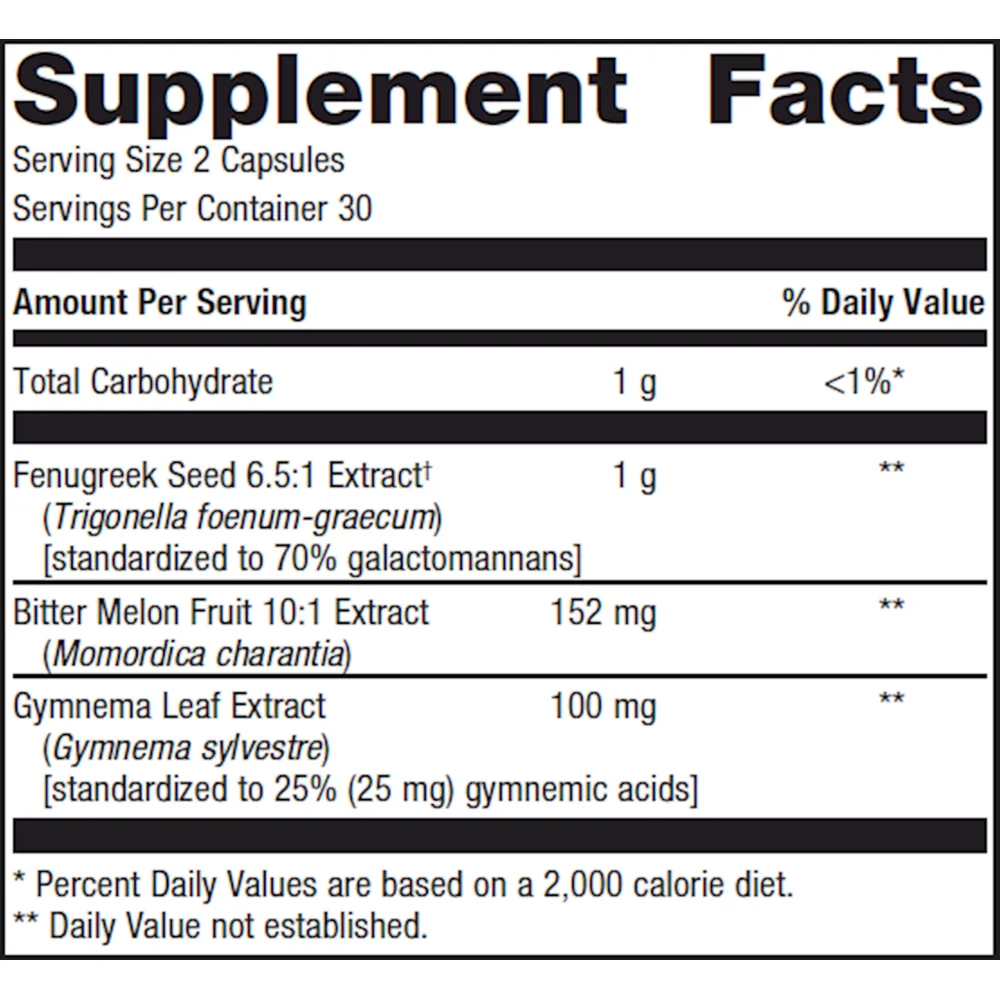 Fenugreek Plus 60 Capsules by Metagenics