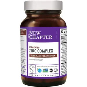 Fermented Zinc Complex 60 tabs by New Chapter