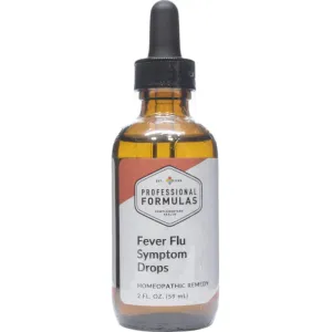 Fever Flu Symptom Drops 2 oz by Professional Formulas