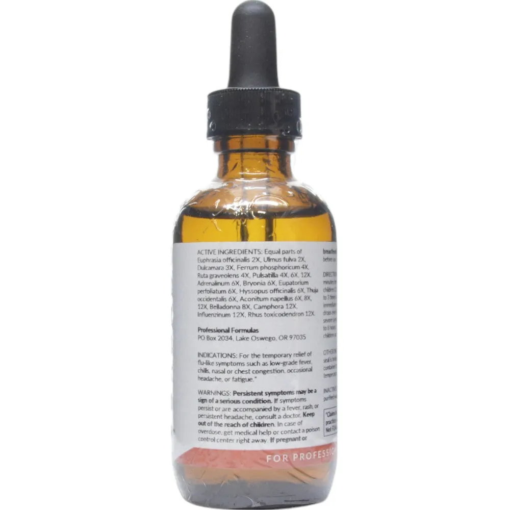 Fever Flu Symptom Drops 2 oz by Professional Formulas