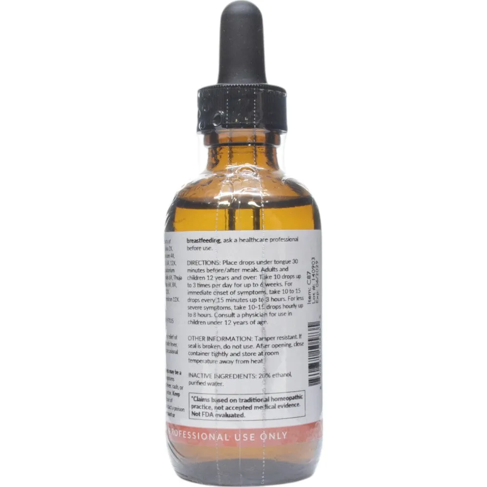 Fever Flu Symptom Drops 2 oz by Professional Formulas