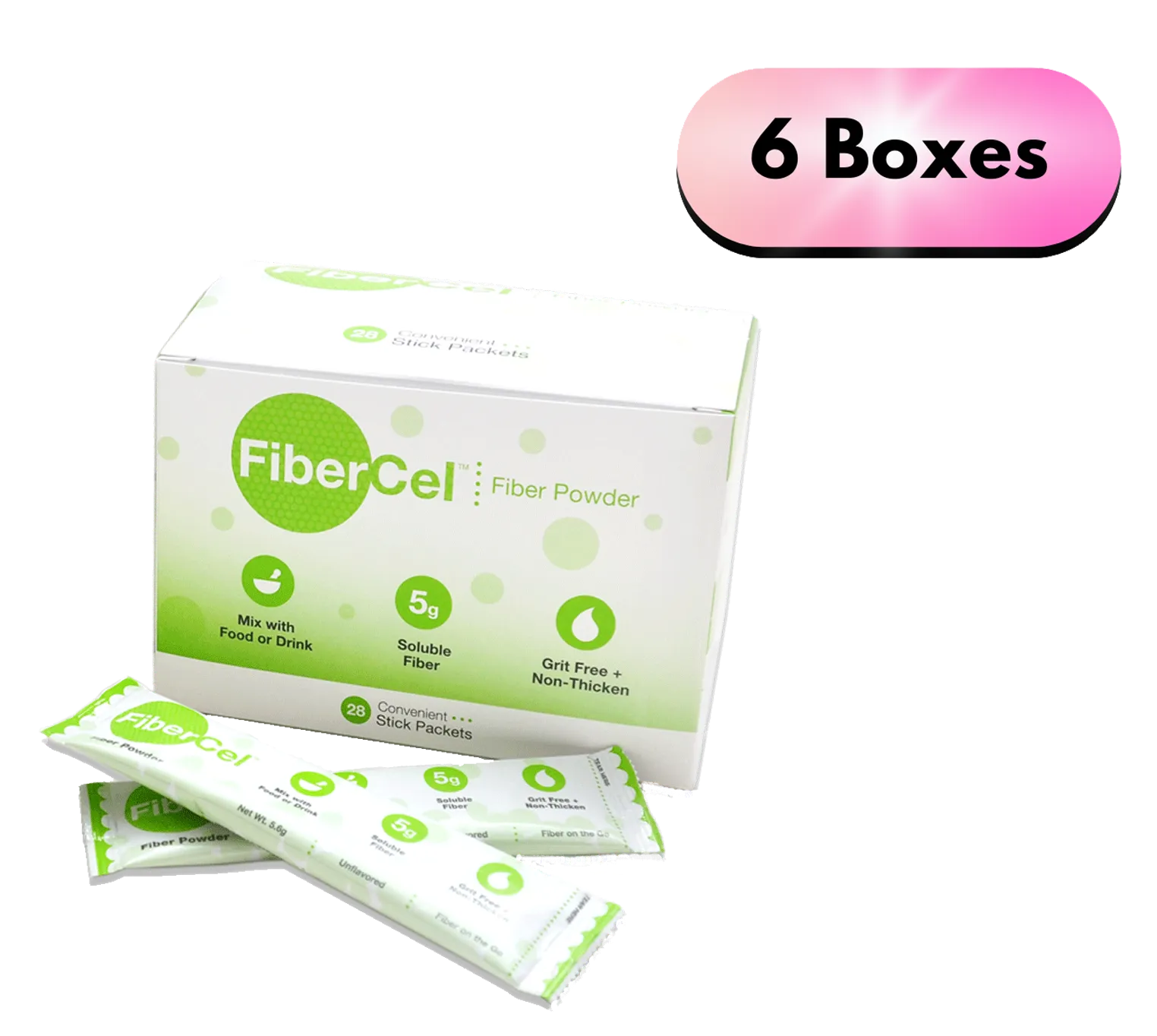 FiberCel | Powdered Fiber | Packets