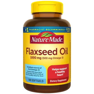 Flaxseed Oil 1000 mg Softgels