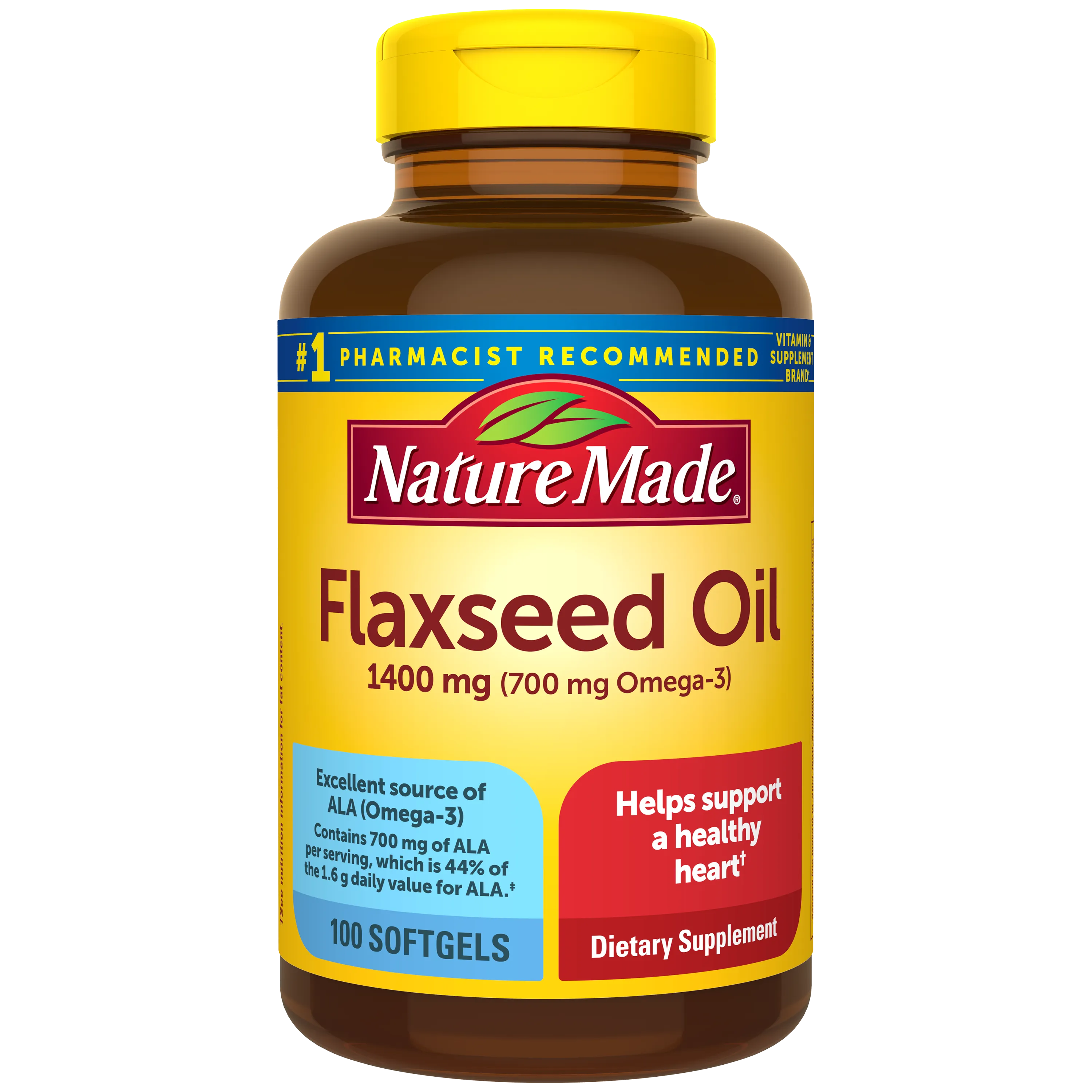 Flaxseed Oil 1400 mg Softgels