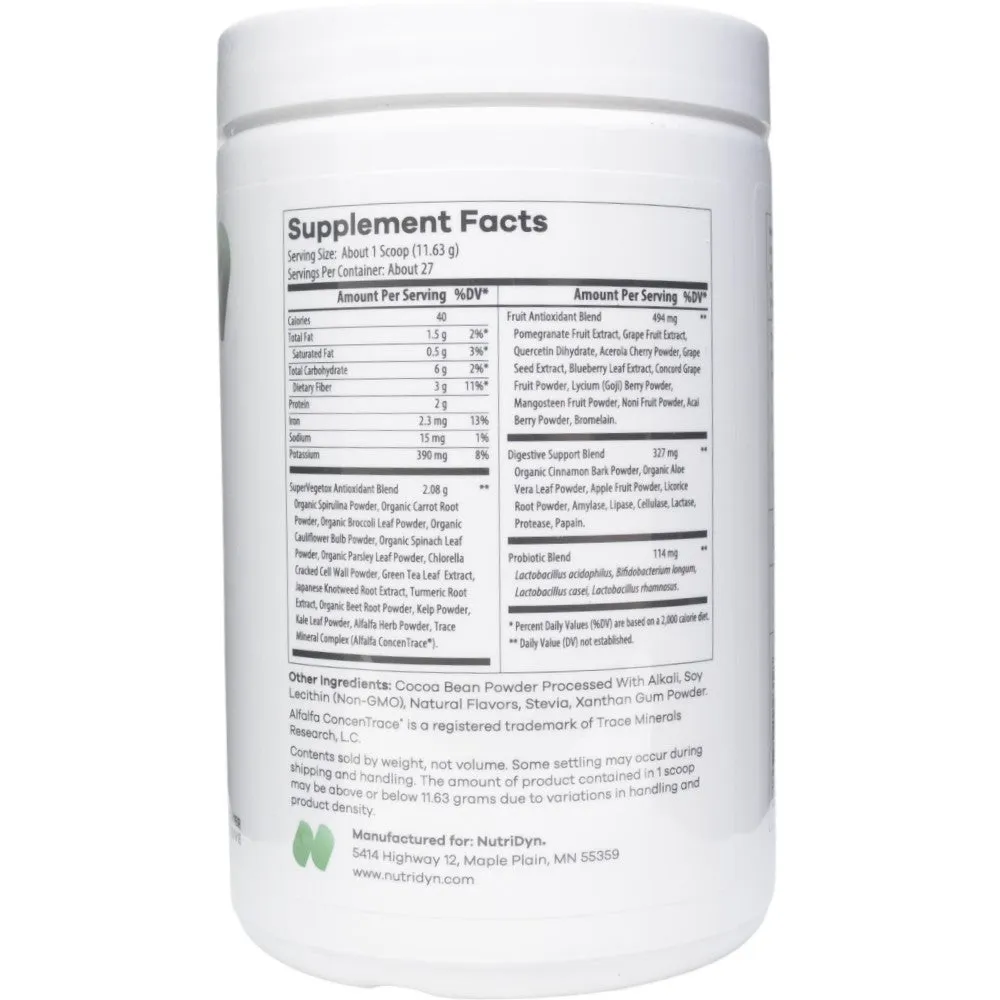 Fruits & Greens Chocolate Peppermint by Nutri-Dyn