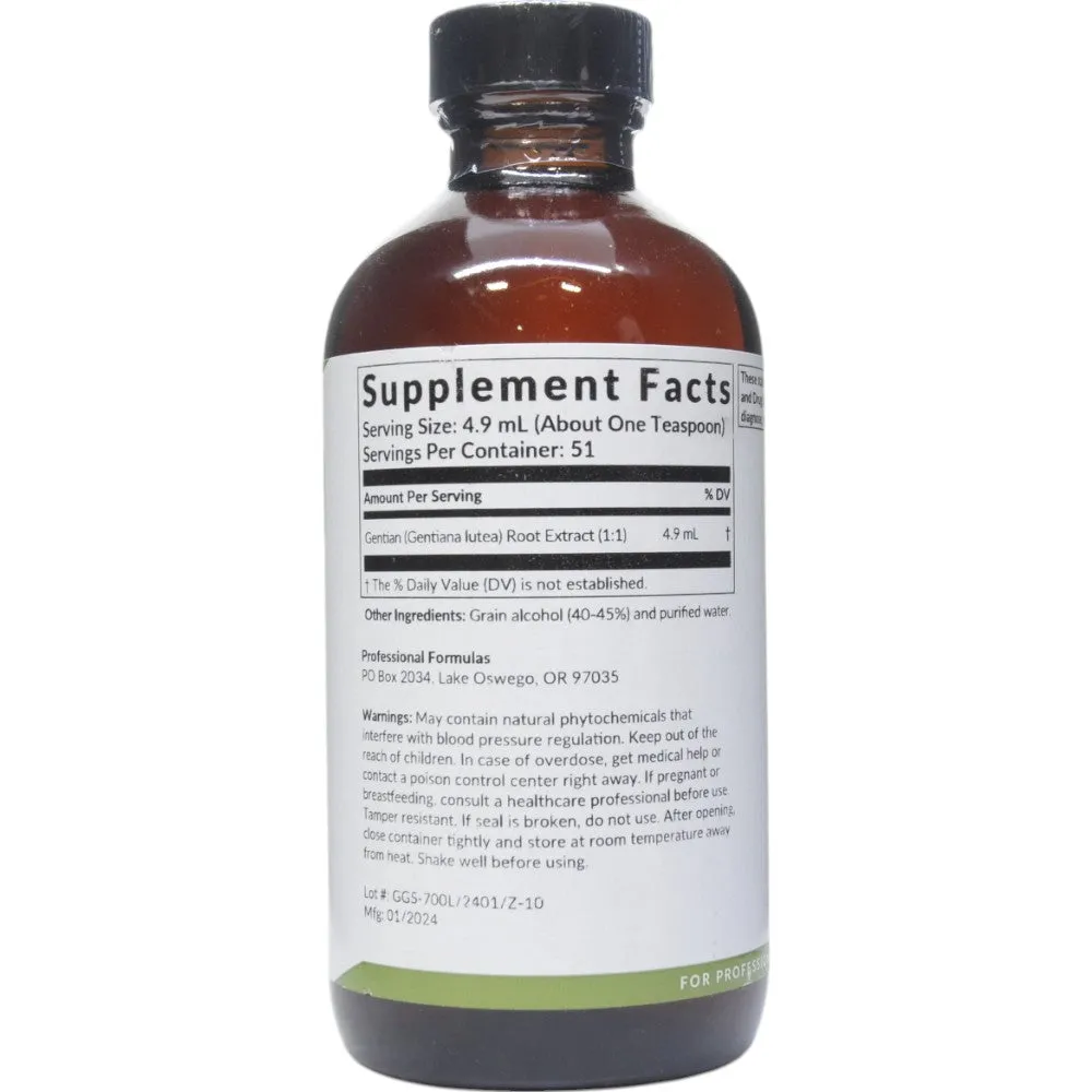 Gentian (Gentiana lutea) 8.4 oz by Professional Formulas