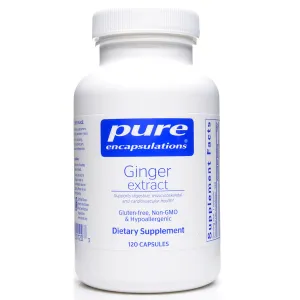 Ginger Extract 500 mg 120 vcaps by Pure Encapsulations