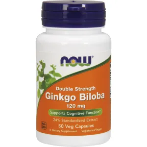 Ginkgo Biloba 120 mg 50 vcaps by NOW