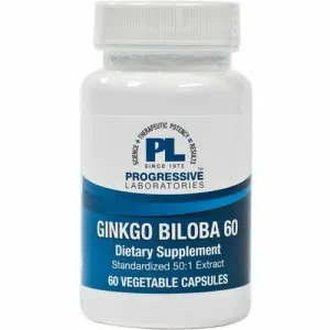Ginkgo Biloba 60 - 60 vcaps by Progressive Labs
