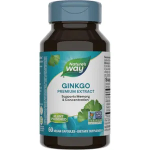 Ginkgo Extract 60 caps by Nature's Way