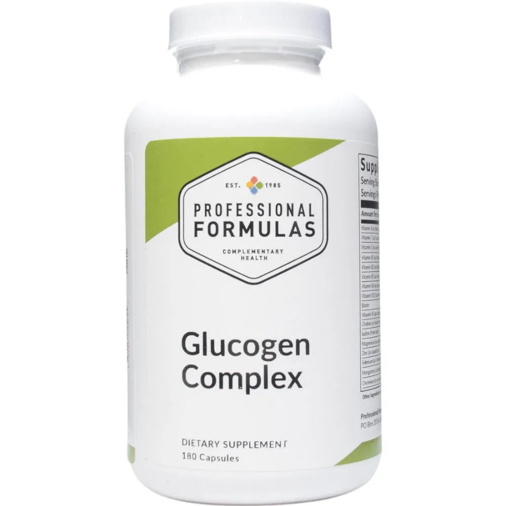 Glucogen Complex 180 caps by Professional Formulas