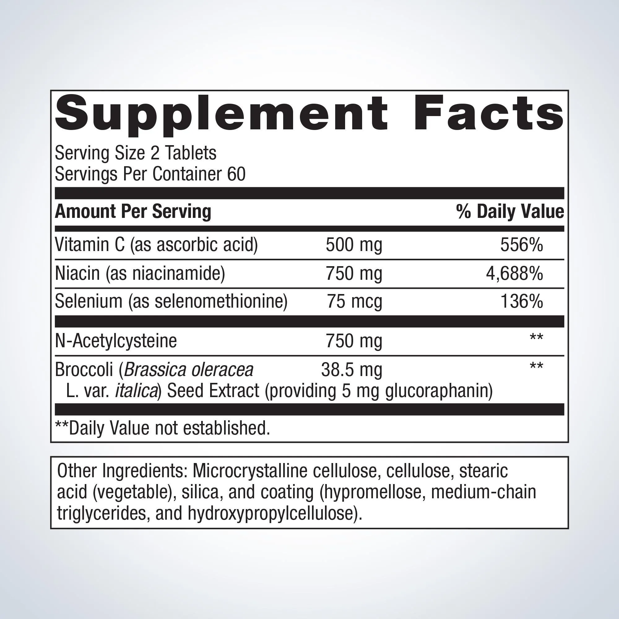 GlutaClear 120 Tablets by Metagenics