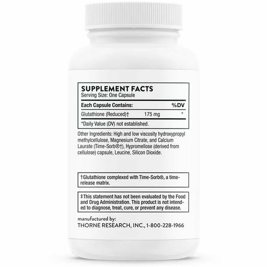 Glutathione-SR 60 vcaps by Thorne Research