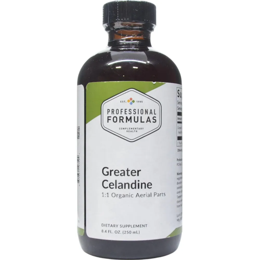 Greater Celandine (Chelidonium majus) 8.4 oz by Professional Formulas