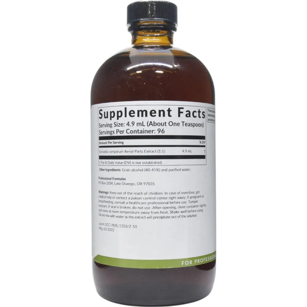 Grindelia (Grindelia camporum) 16 oz by Professional Formulas