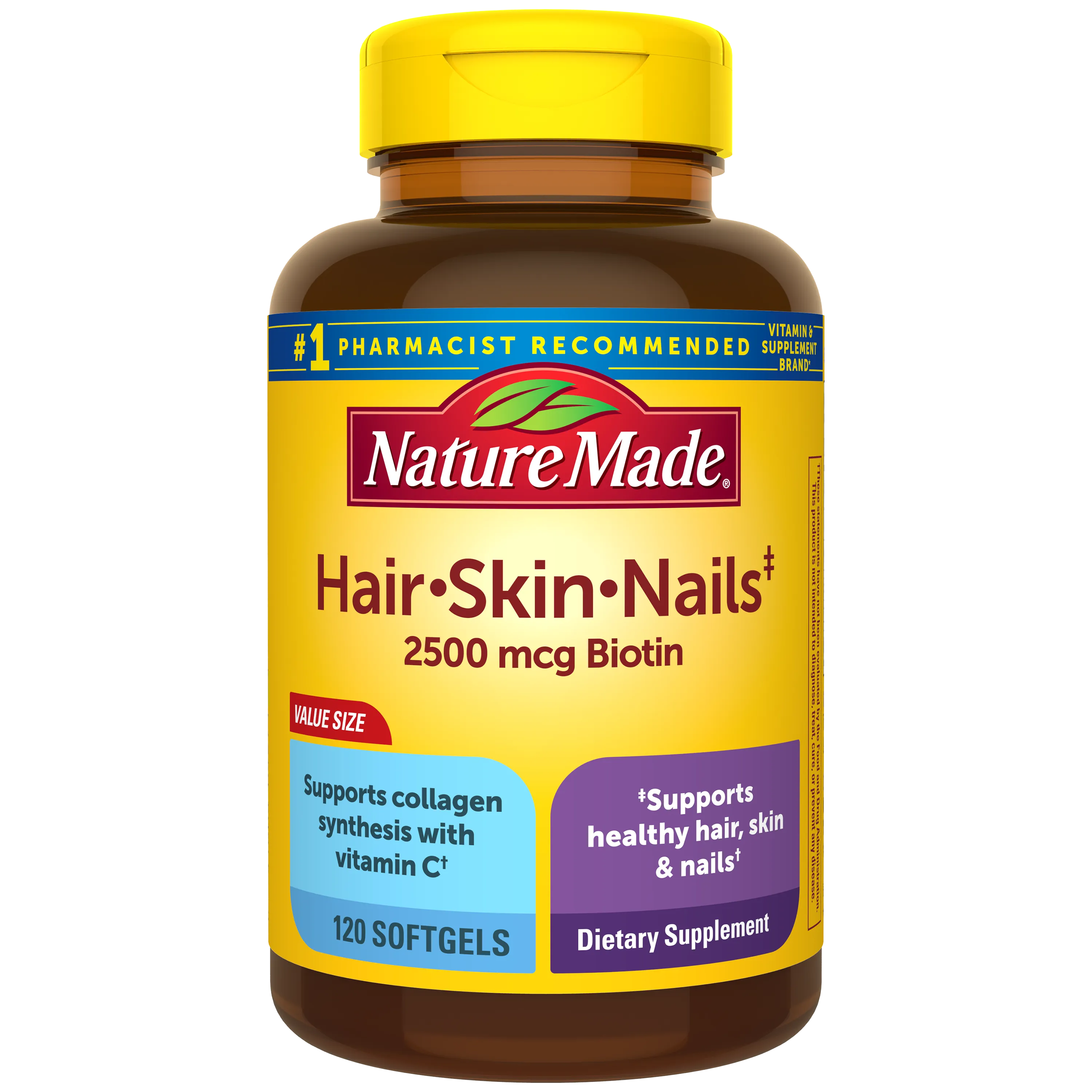 Hair-Skin-Nails 2500 mcg Softgels