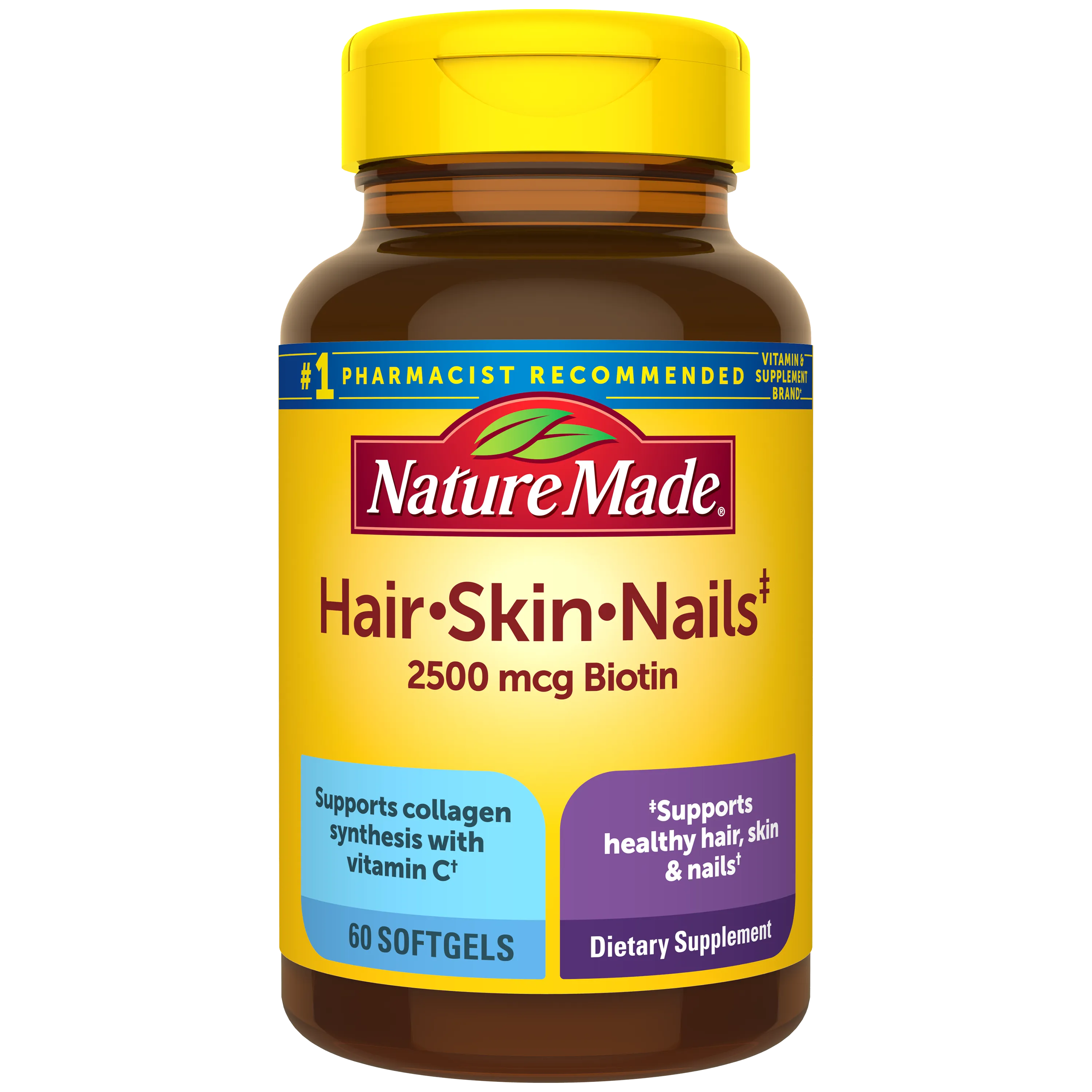 Hair-Skin-Nails 2500 mcg Softgels