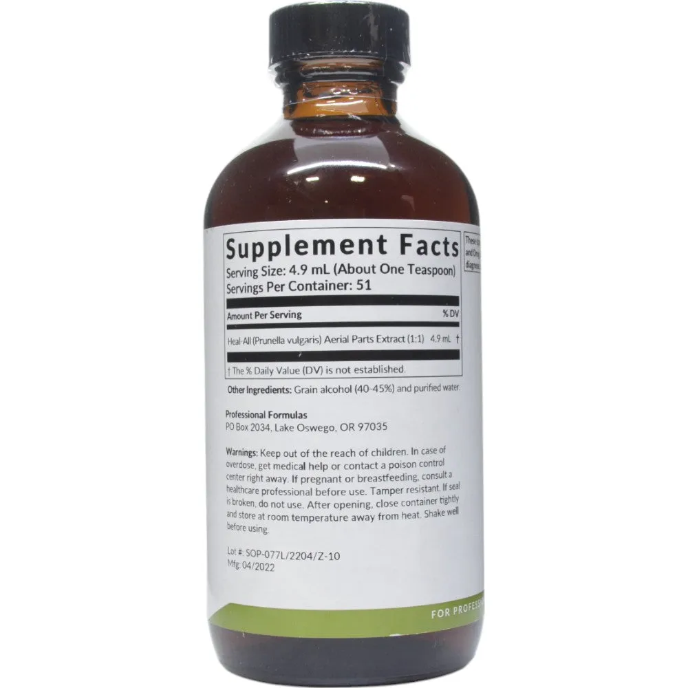 Heal-All (Prunella Vulgaris) 8.4 oz by Professional Formulas