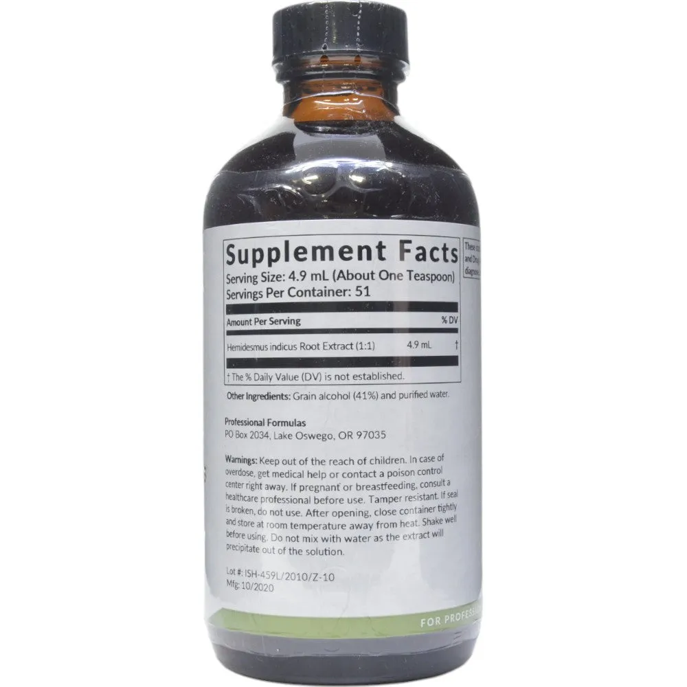 Hemidesmus (Hemidesmus indicus) 8.4 oz by Professional Formulas