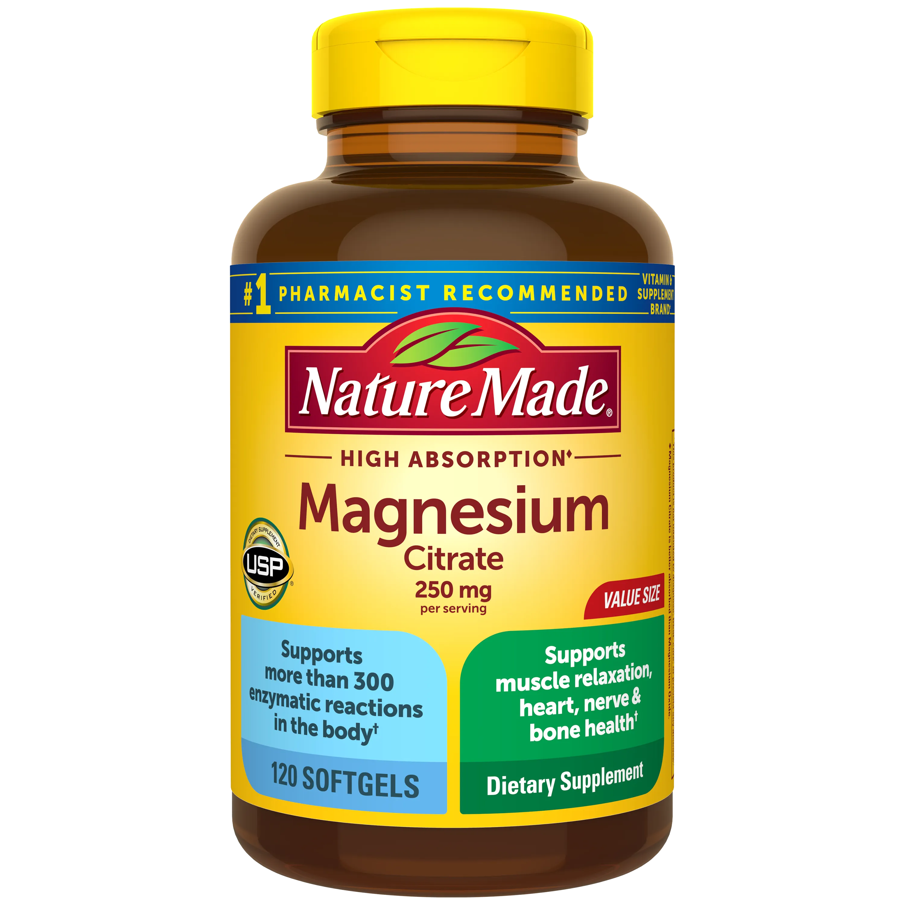 High Absorption Magnesium Citrate 250 mg Softgels