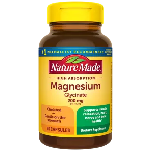 High Absorption Magnesium Glycinate Capsules 200 mg