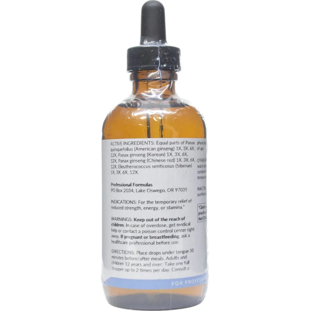 High Energy Ginseng Liquescence 4 oz by Professional Formulas