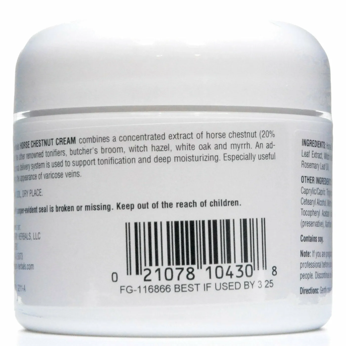 Horse Chestnut Cream 2 oz by Planetary Herbals