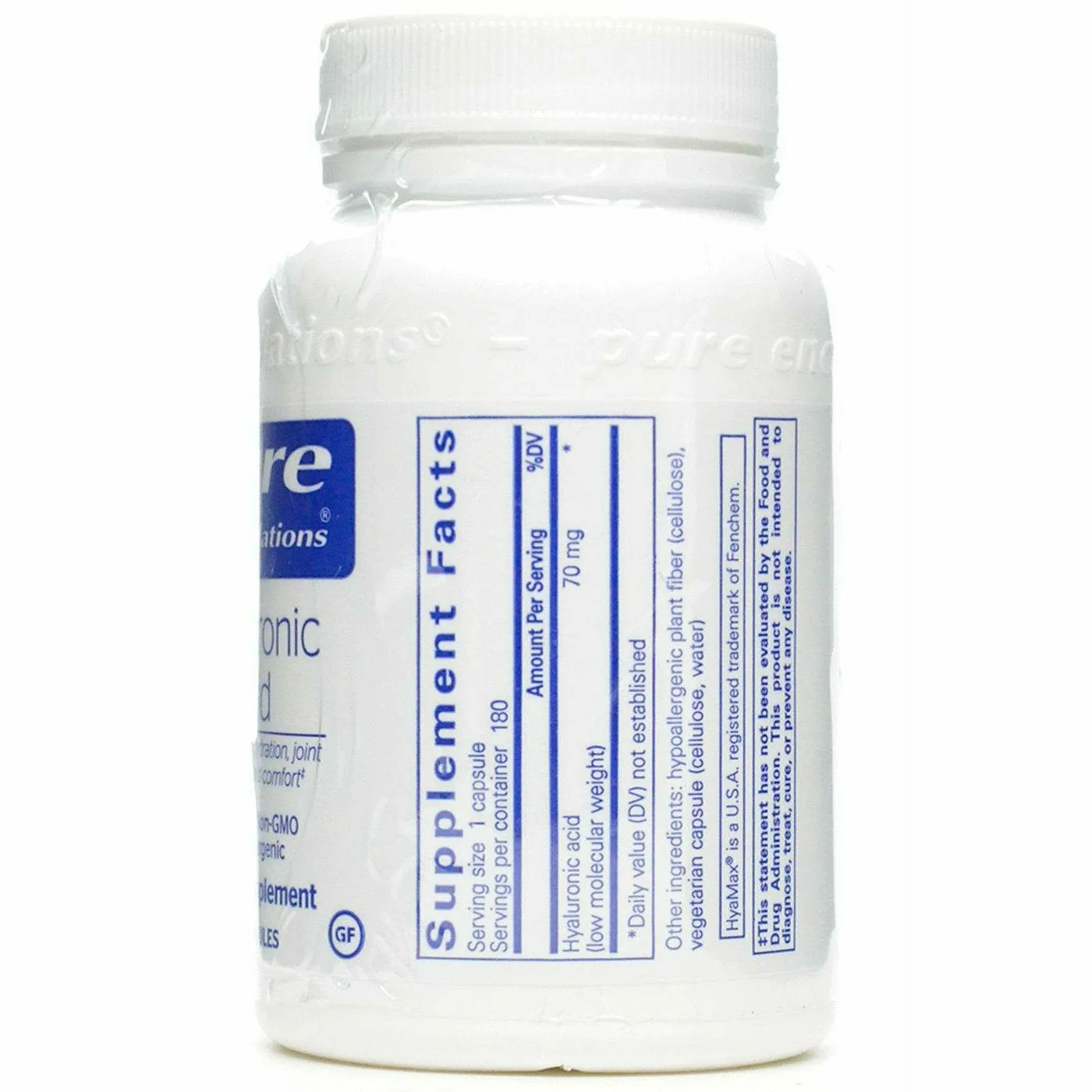 Hyaluronic Acid 70 mg by Pure Encapsulations