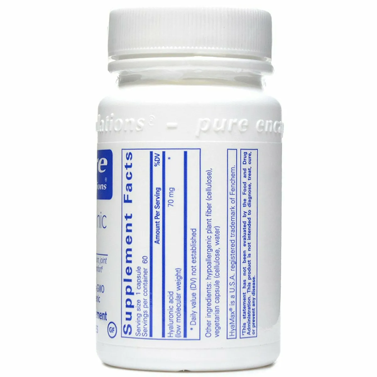 Hyaluronic Acid 70 mg by Pure Encapsulations