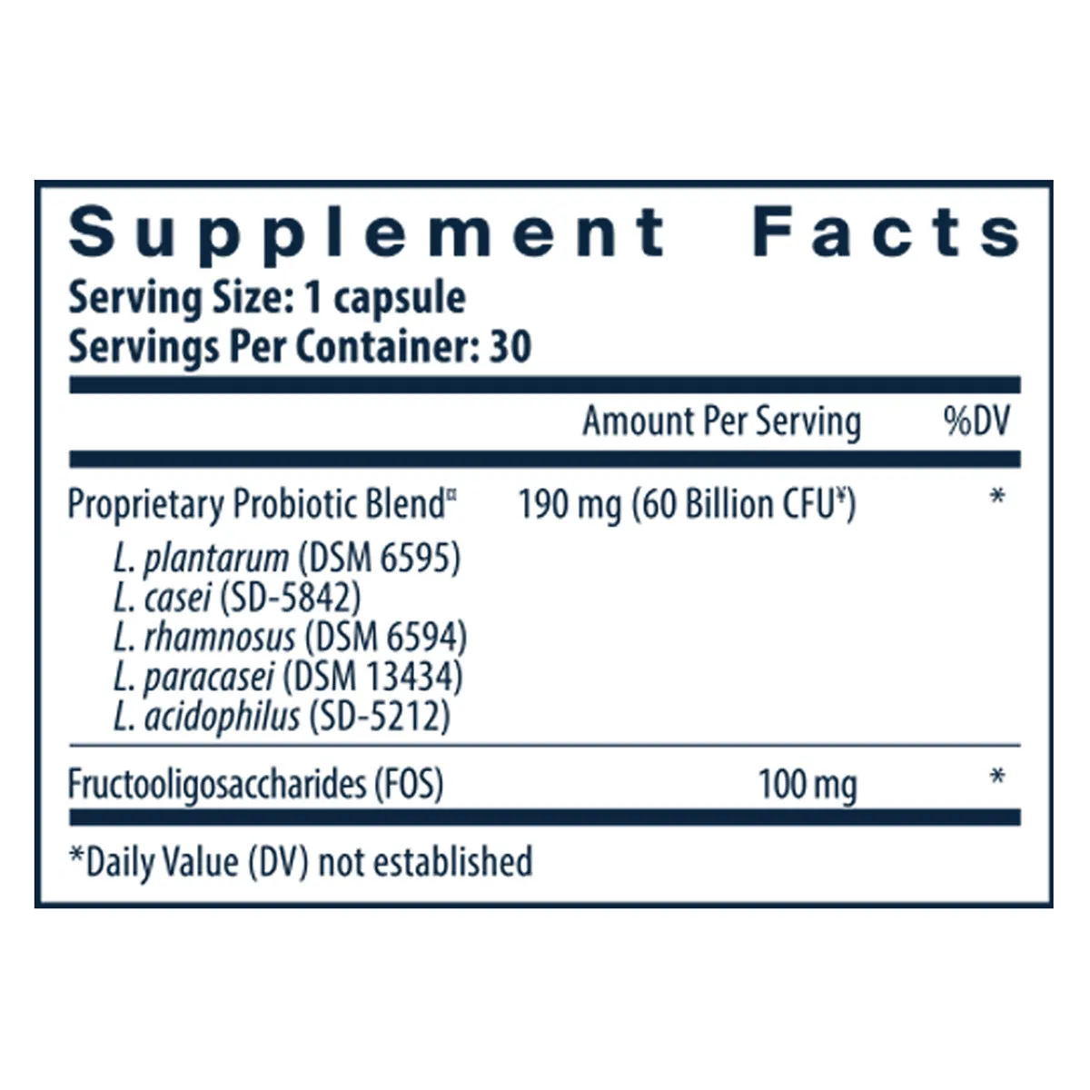 Hyperbiotics Prebiotic   Probiotic 60 Billion CFU by Vital Nutrients