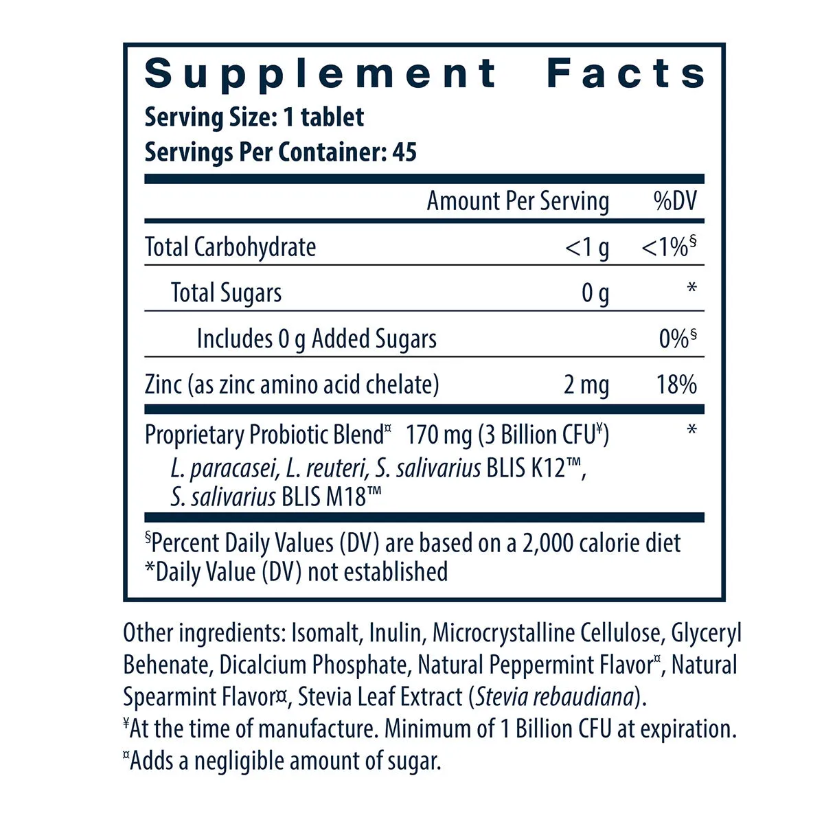 Hyperbiotics PRO-Dental 45 chewable tabs by Vital Nutrients