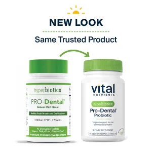 Hyperbiotics PRO-Dental 45 chewable tabs by Vital Nutrients