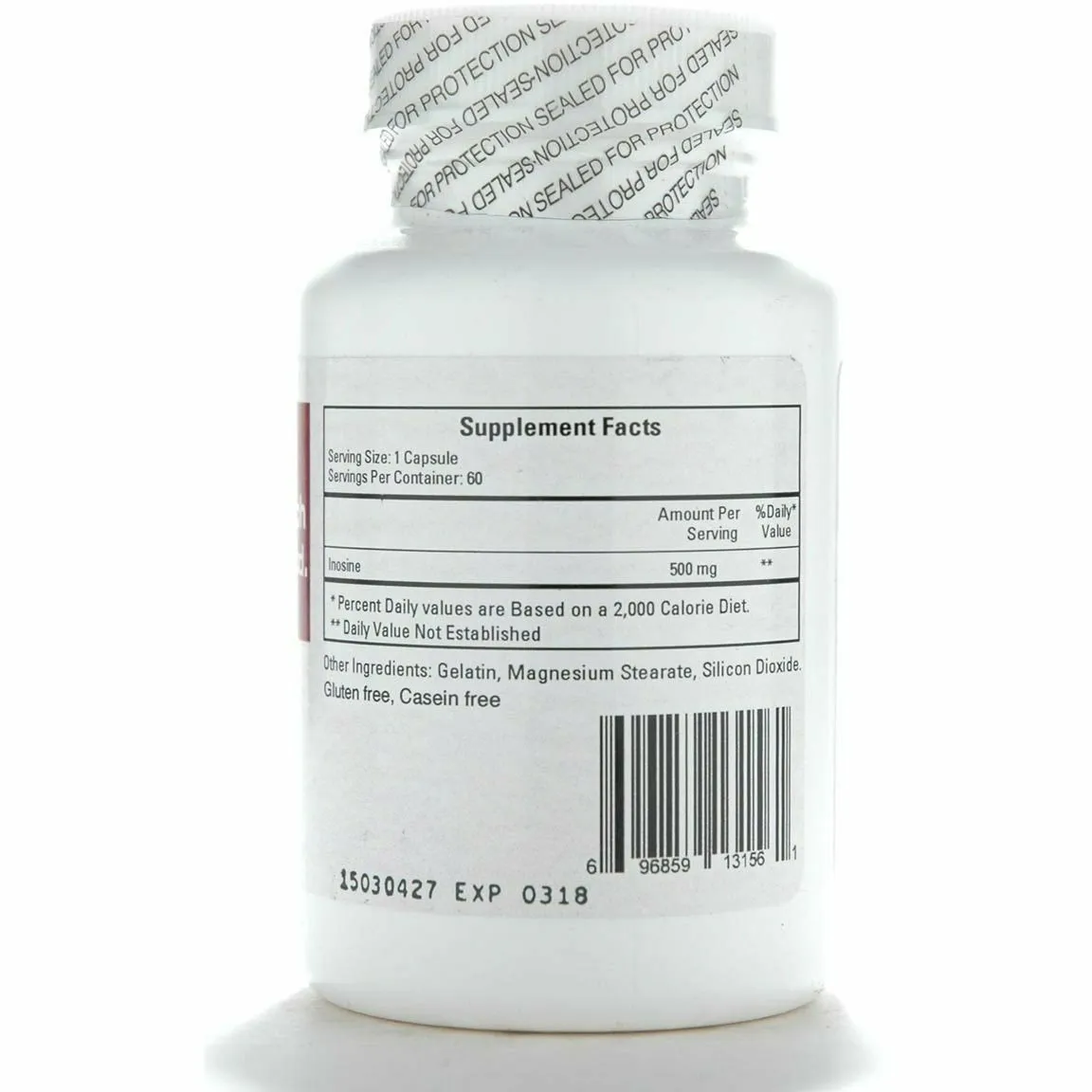 Inosine 500 mg 60 caps by Ecological Formulas